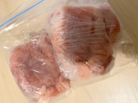 鳥もも肉の冷凍保存方法